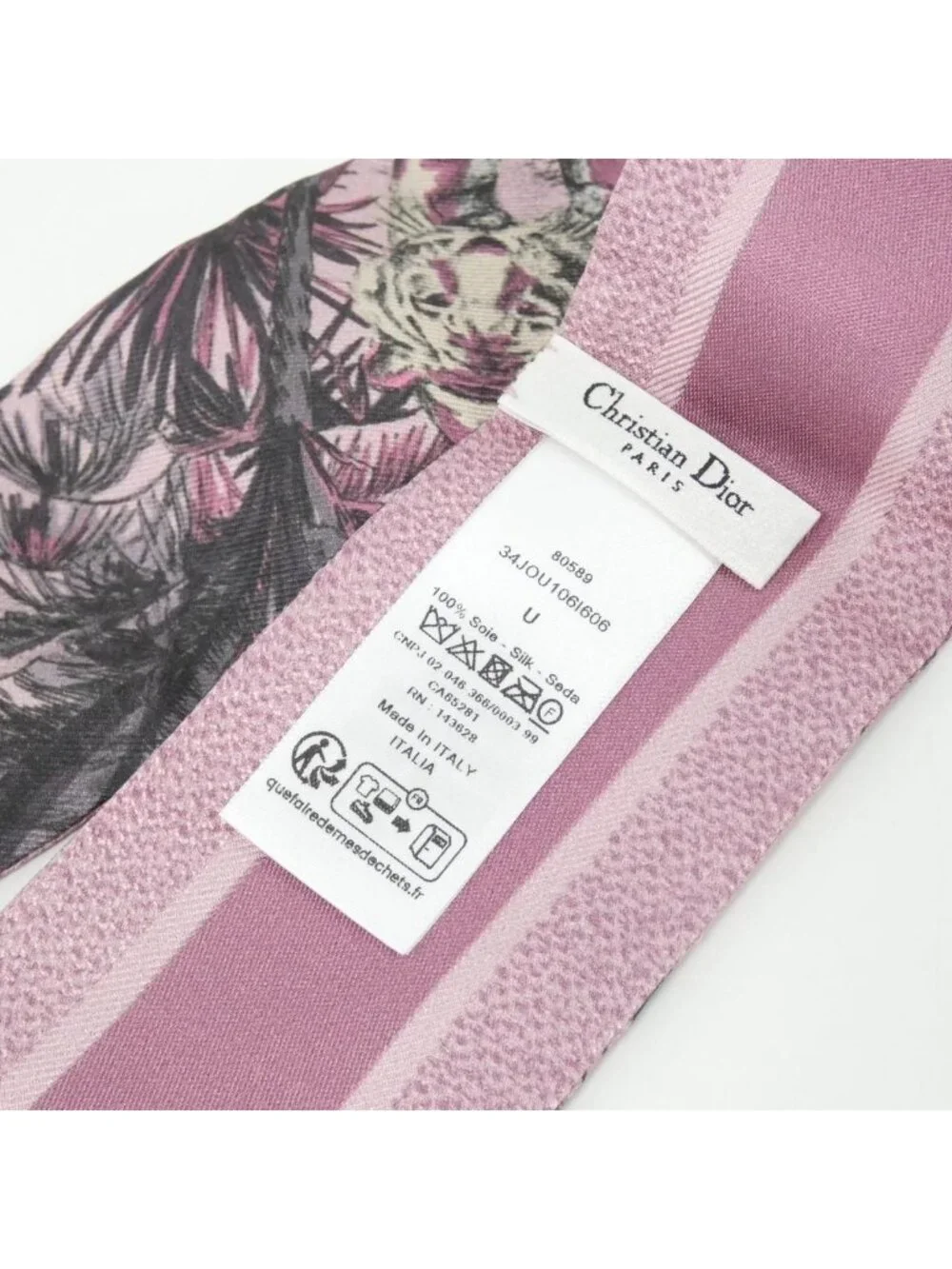 Dior 34 Scarf Purple